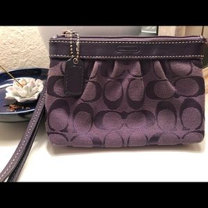 Coach wristlet- PURPLE!!!